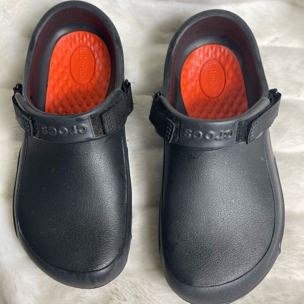Unisex Crocs Black Bistro pro lite ride clogs MSZ10 W SZ 12